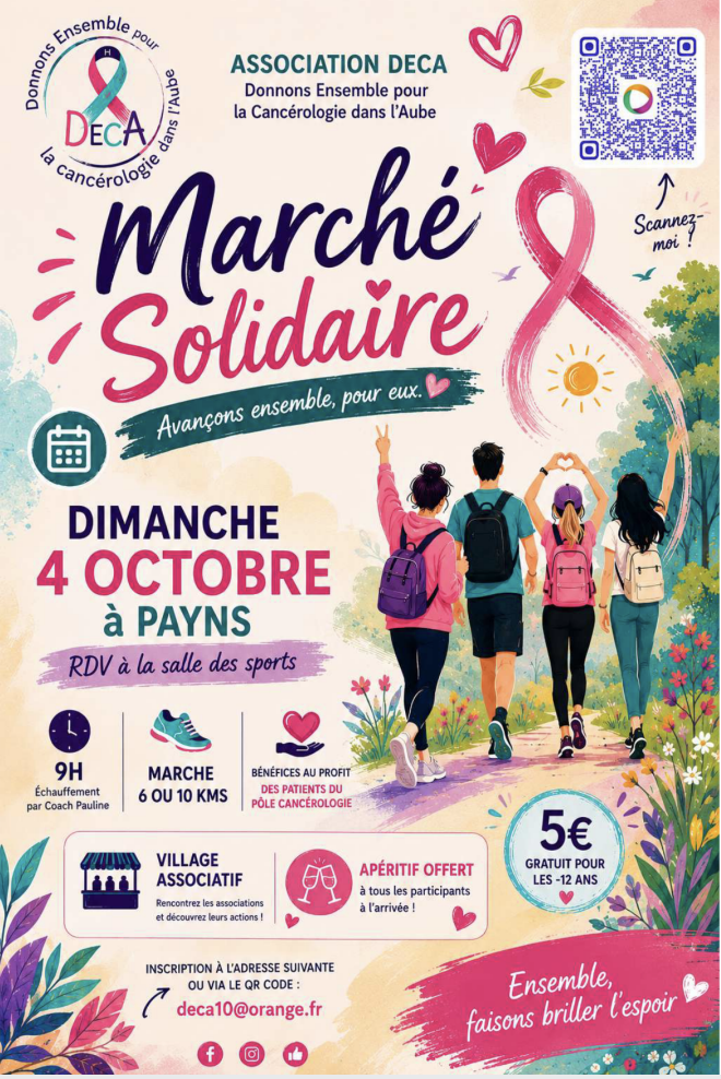 Marche solidaire Cancérologie