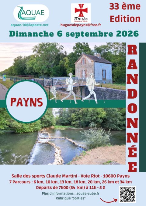 Affiche de la randonnée du dimanche 6 septembre 2026